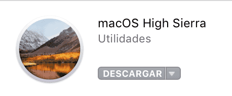 macOS High Sierra disponible